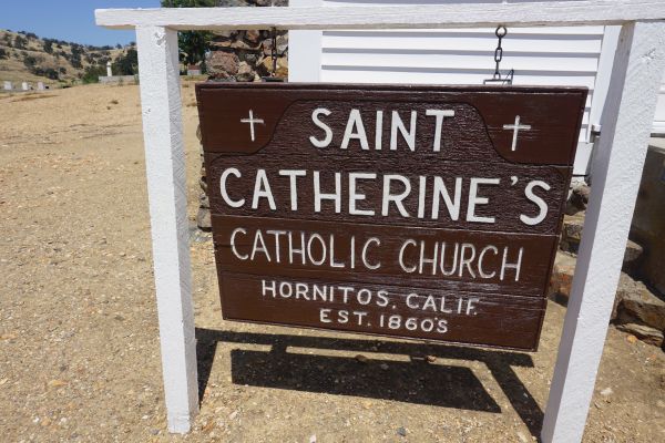 [Picture of St. Catherine's Catholic Church sign]